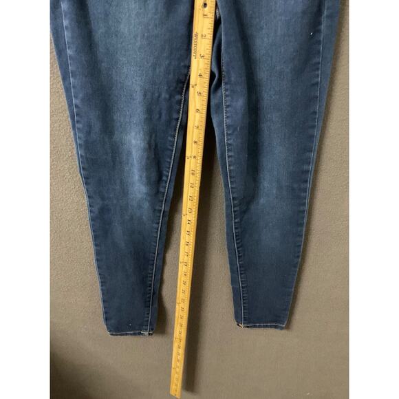 Aeropostale Women’s Jeans 0 Reg High Waisted Skinny Blue Denim Stretch Casual - Picture 4 of 7